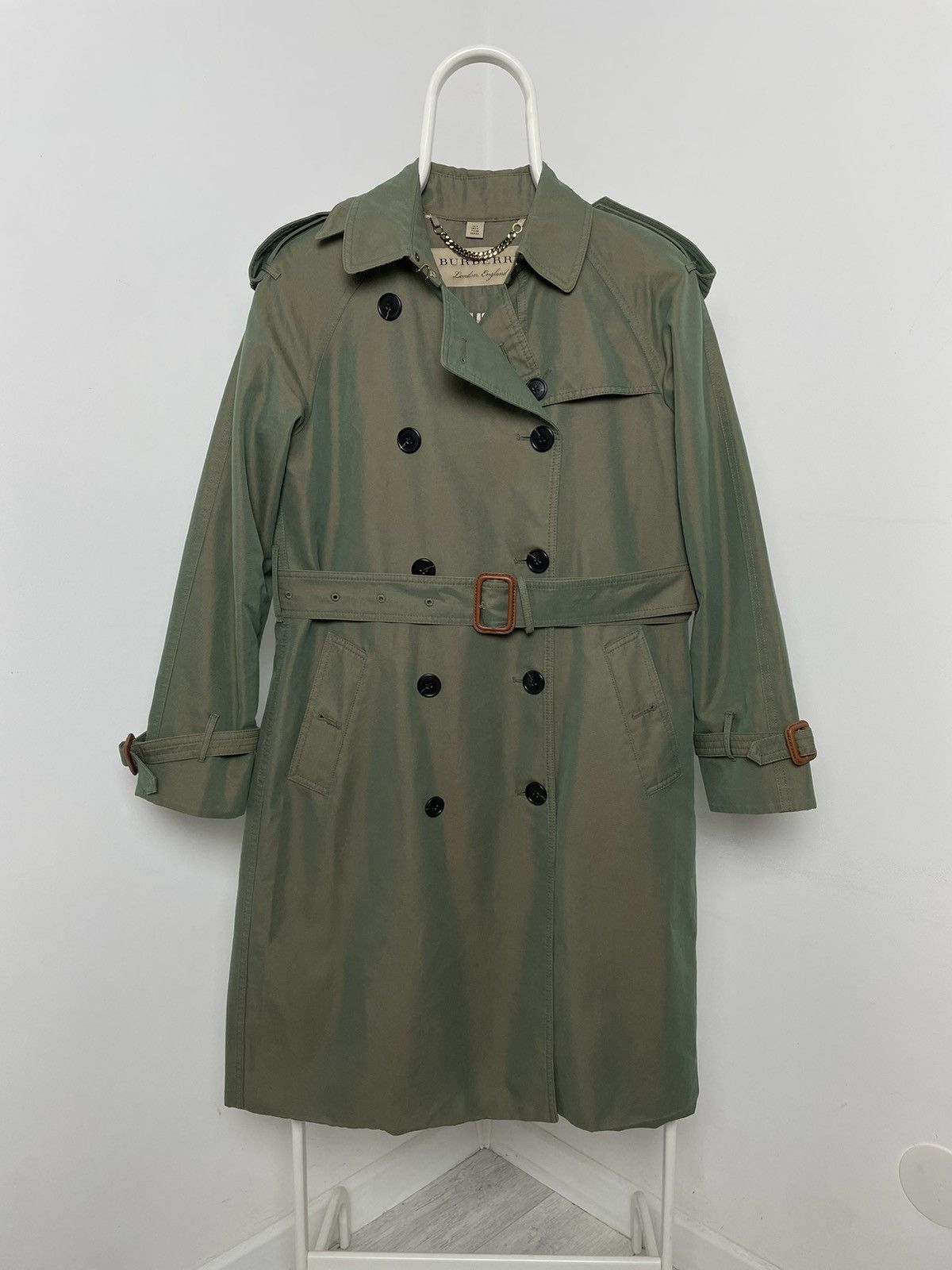 Burberry Burberry London England Trench Coat nova check UK 6 Women’s Size XS / US 0-2 / IT 36-38 - 1 Thumbnail
