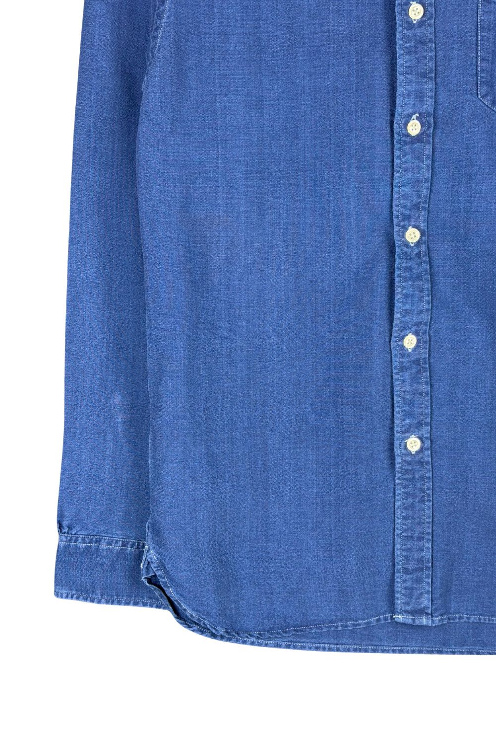 RRL Ralph Lauren SS13 RRL Indigo Work Shirt - Small Size US S / EU 44-46 / 1 - 4 Thumbnail