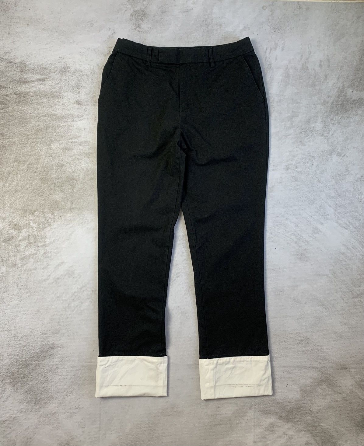 image of Archival Clothing Jean Paul Gaultier For Sept Premiers Pants in Black, Men's (Size 27)
