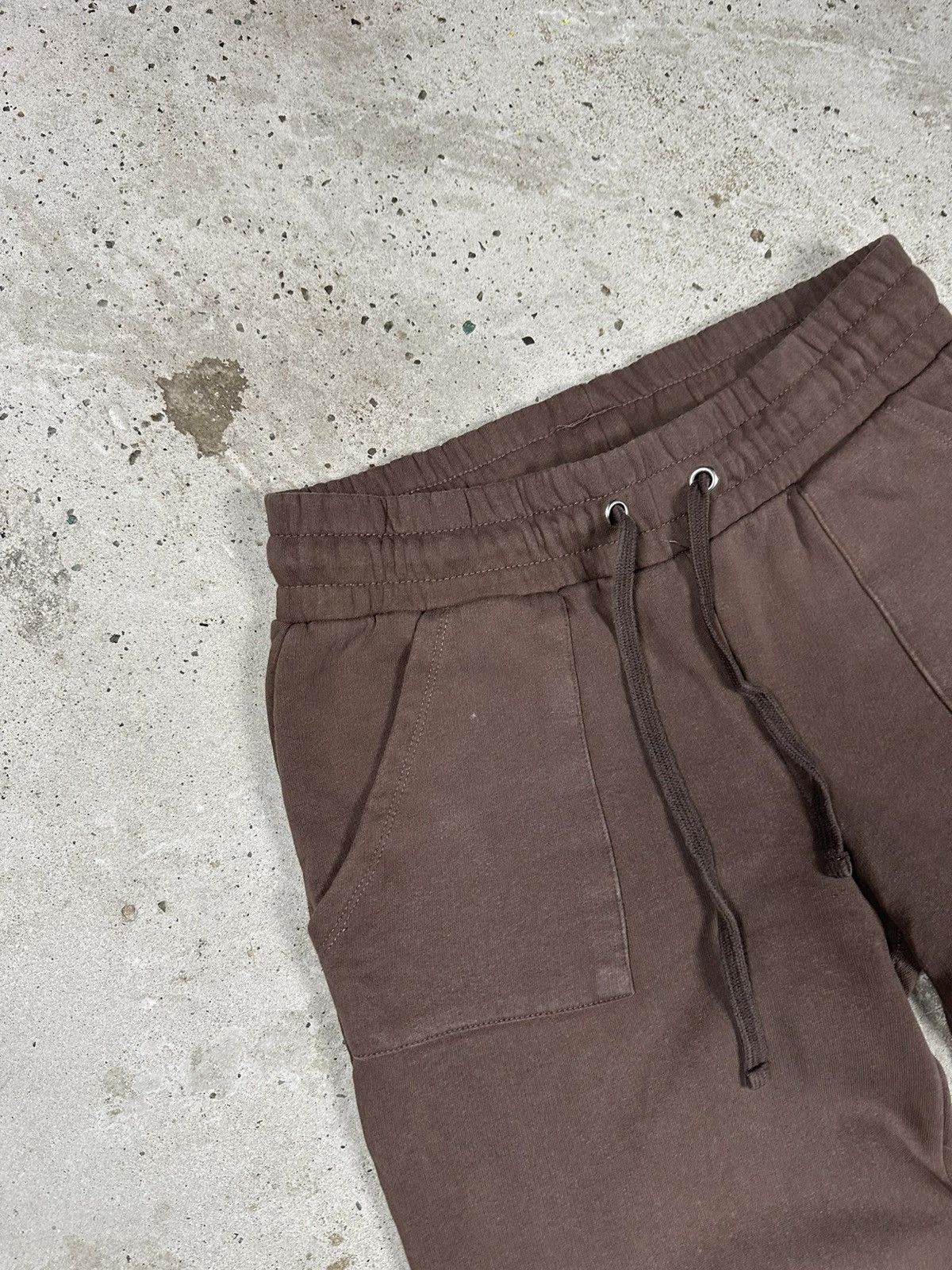 Japanese Brand × Vintage Vintage Y2K BAGGY Washed Brown Sweatpants Flare Size US 32 / EU 48 - 7 Thumbnail