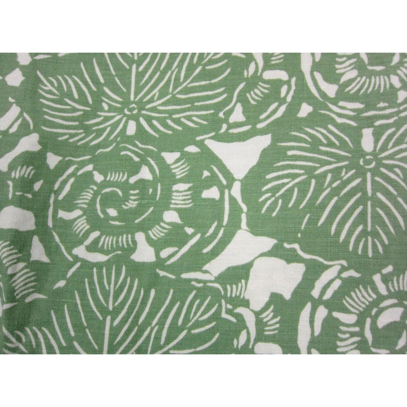 Dockers VINTAGE Dockers Shirt Mens M Green White Floral Leaf Linen Cotton 90s Button-Up Collared Short Sleeve Size US M / EU 48-50 / 2 - 6 Thumbnail