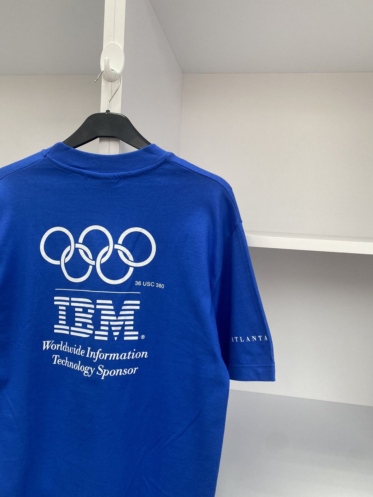 Band Tees × Designer × Vintage Vintage Atlanta Olympic 96 IBM Tee Size US M / EU 48-50 / 2 - 14 Thumbnail