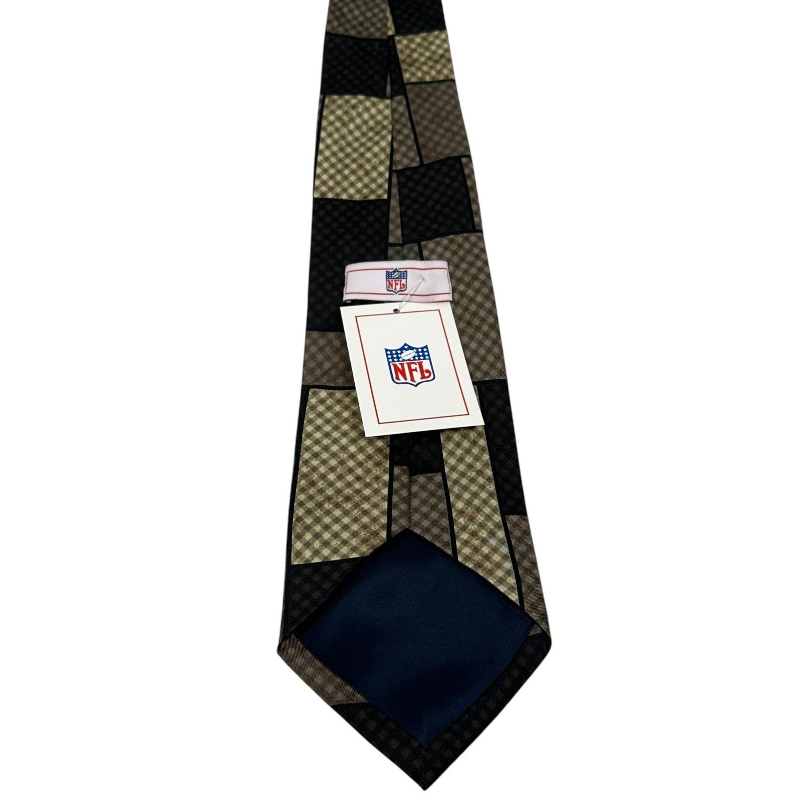 Other Oakland Las Vegas Tie Black Brown 3.75” x 57” Eagles Wings Size ONE SIZE - 3 Thumbnail