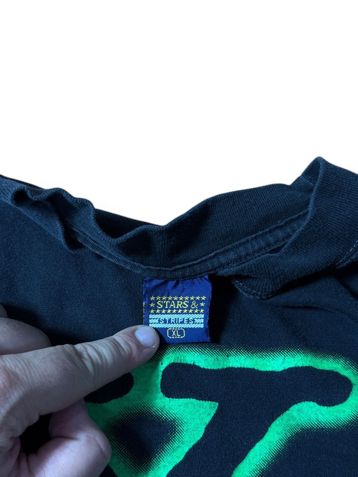 Vintage *RARE* 90s VINTAGE THE X FILES TV SERIES BLACK TEE XL Size US XL / EU 56 / 4 - 4 Thumbnail
