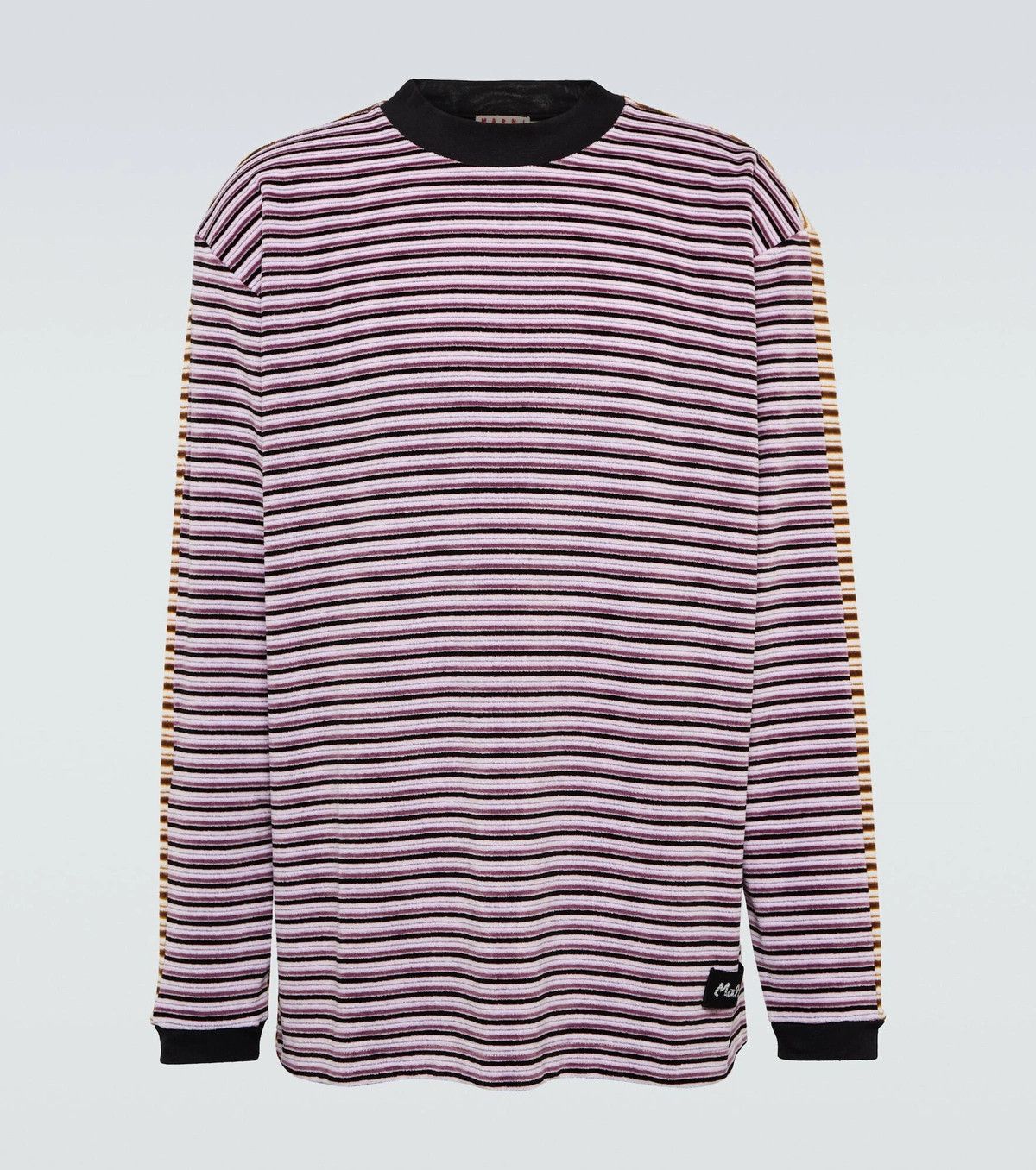 Marni o1y0225 Logo Crewneck T-Shirt in Multicolor Size US L / EU 52-54 / 3 - 1 Thumbnail