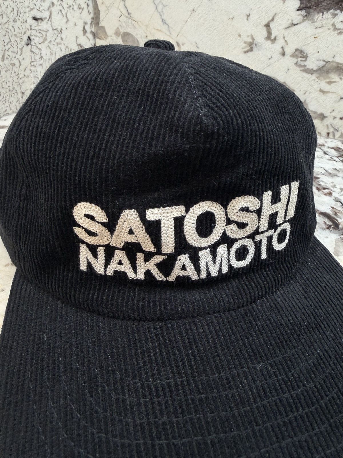 Satoshi Nakamoto Satoshi Nakamoto Chainstitch Logo Hat Corduroy Size ONE SIZE - 3 Thumbnail