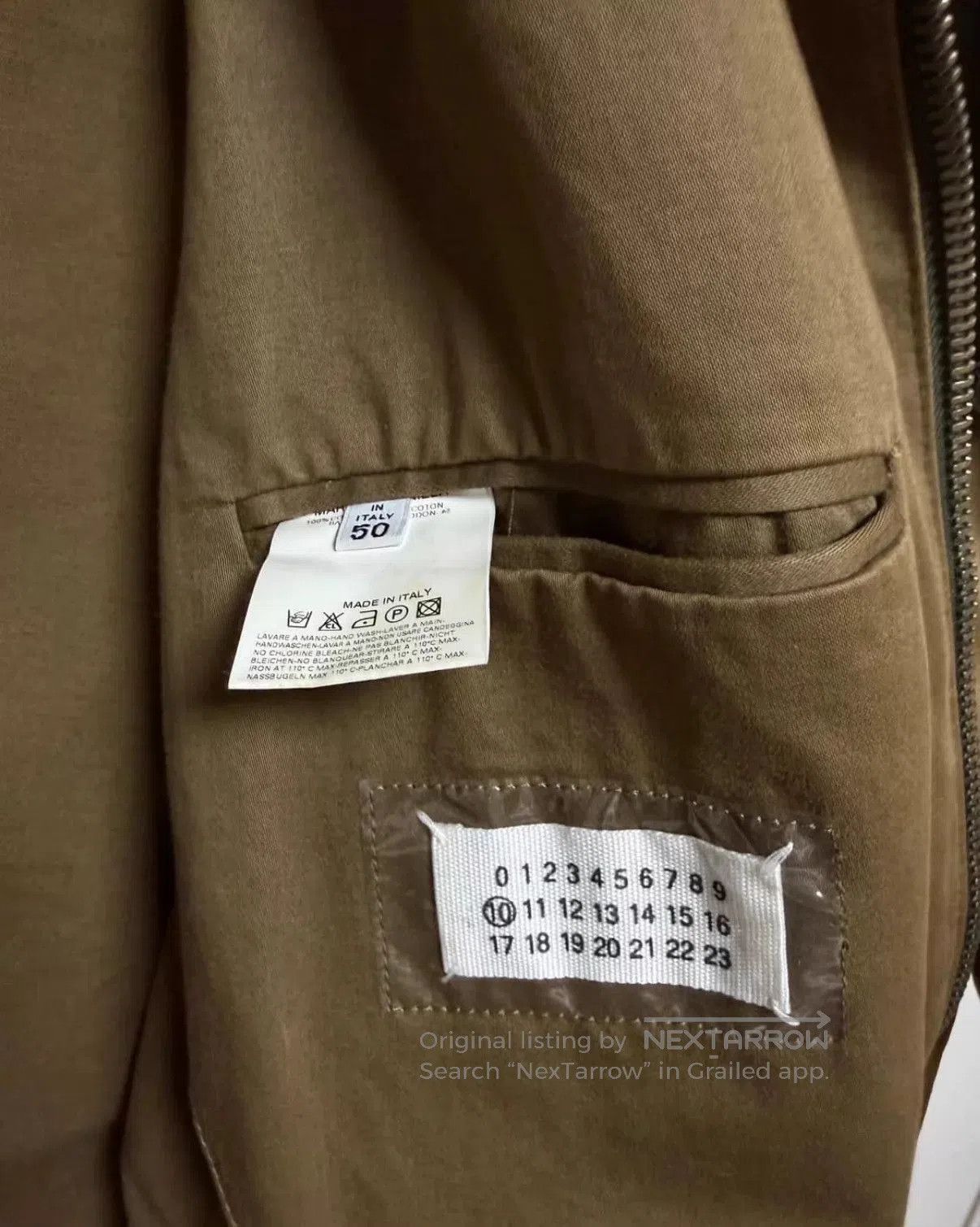 Maison Margiela Brown Utility Jacket with Multiple Pockets. Size US M / EU 48-50 / 2 - 5 Thumbnail