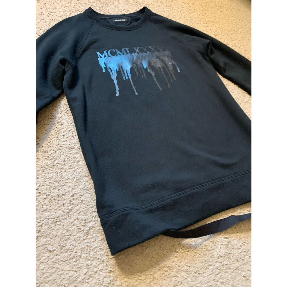 Helmut Lang HELMUT LANG (1986) ROMAN NUMERALS SWEATSHIRT Size US M / EU 48-50 / 2 - 6 Thumbnail