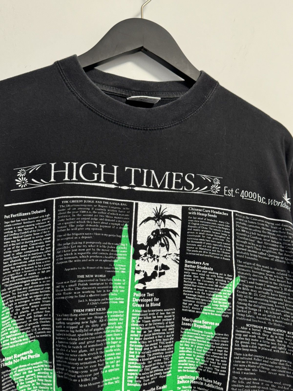 Band Tees High Times Magazine T-shirt Weed Marijuana Tee Cannabis Size US XL / EU 56 / 4 - 4 Thumbnail