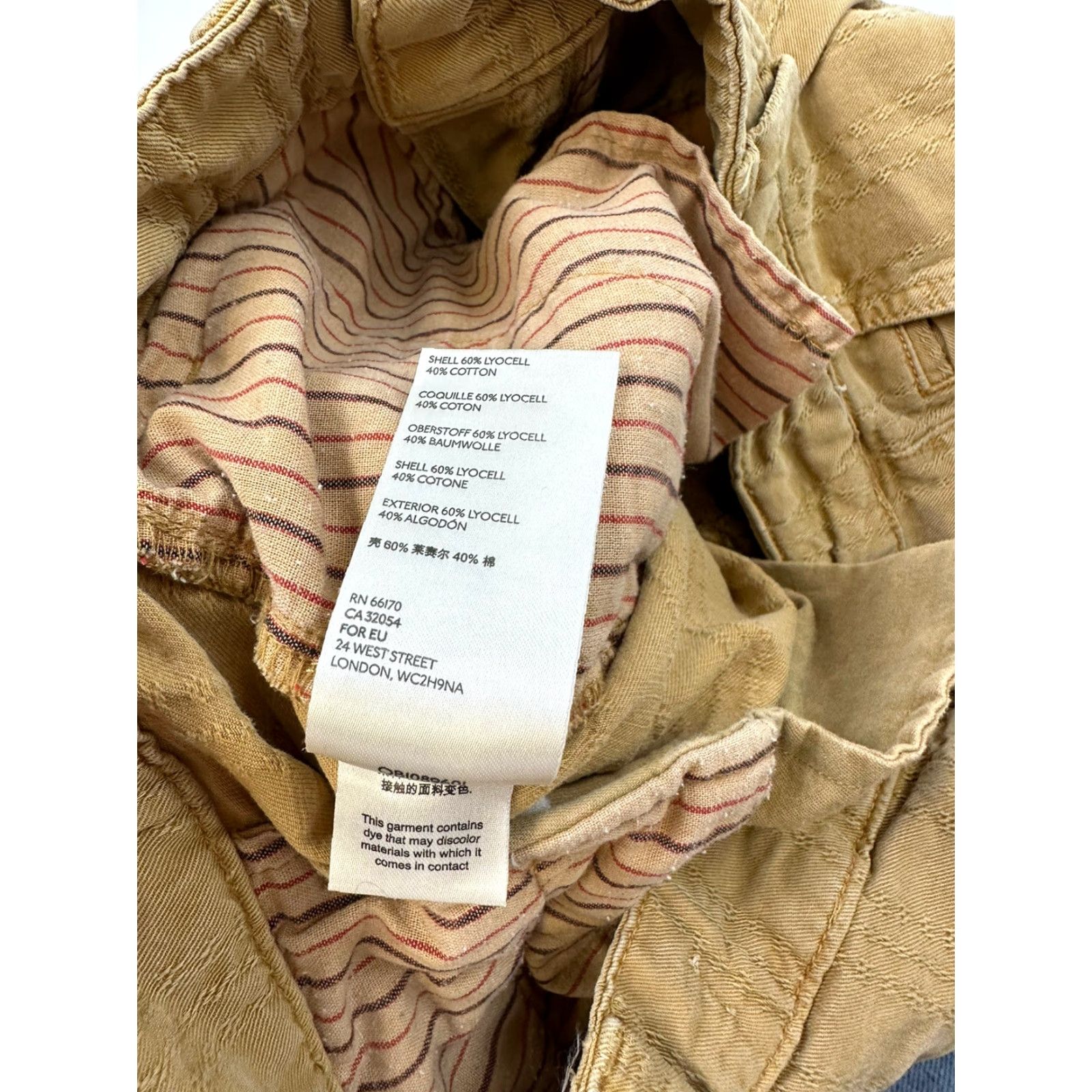 Anthropologie VINTAGE Anthropologie Pants Women’s 25 Khaki Beige Khakis Cotton Twill Straight 25 Women Size 42" / US 20 - 6 Thumbnail