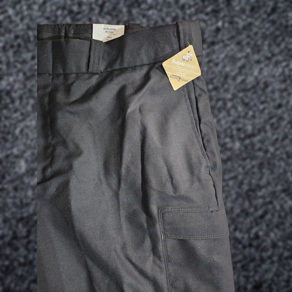 Vintage NWTs Flying Cross By Fechheimer 100% Polyester Pants Men's 40 REG Brown Dress Pants Size US 40 / EU 56 - 1 Thumbnail