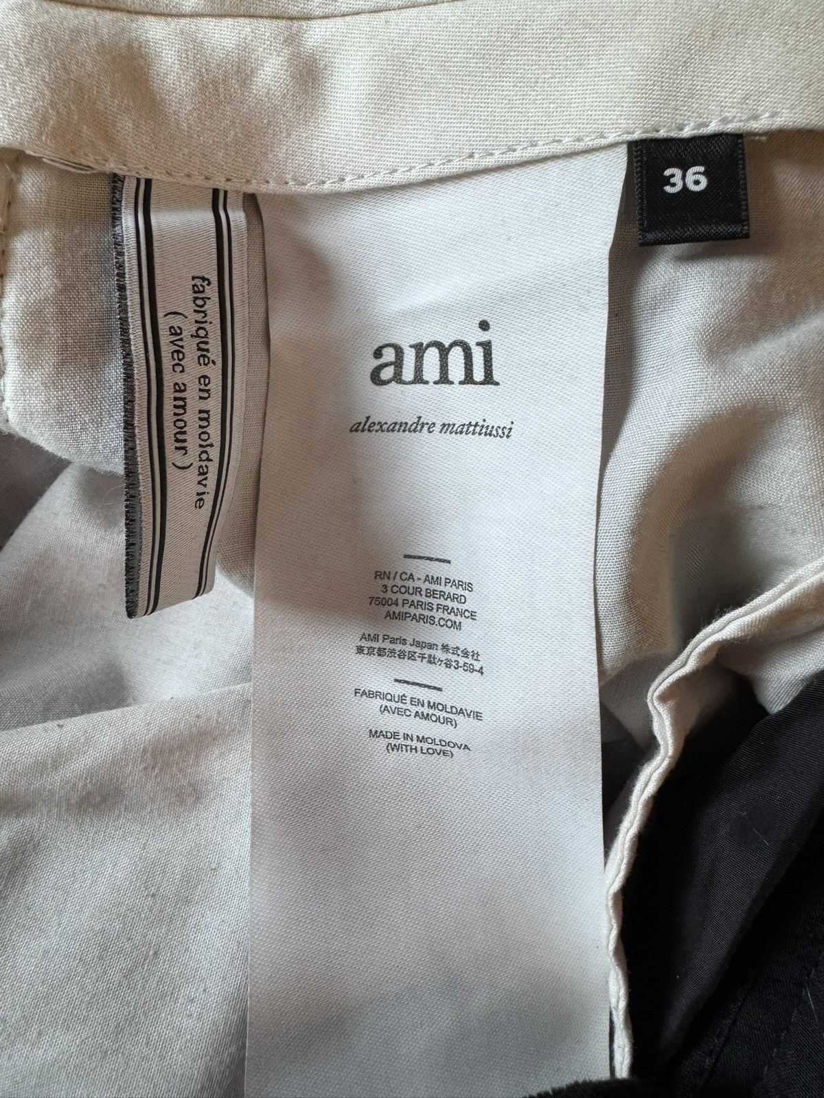 AMI AMI Paris Corduroy Black Trousers Size US 29 - 5 Thumbnail