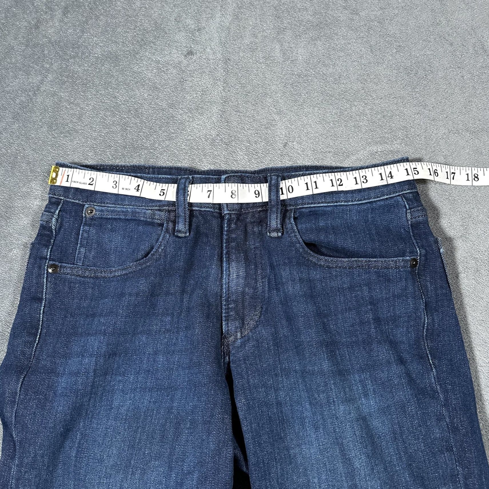 Bonobos Bonobos Jeans Mens 30x32 Blue Dark Wash Stretch Denim Straight Leg Pants Casual Size US 30 / EU 46 - 7 Thumbnail