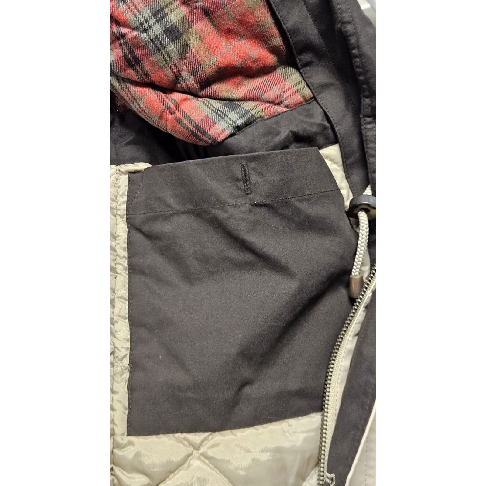 London Fog VINTAGE London Fog 3-N-1 Hooded Parka Beige Mens Medium Jacket Size US M / EU 48-50 / 2 - 6 Thumbnail