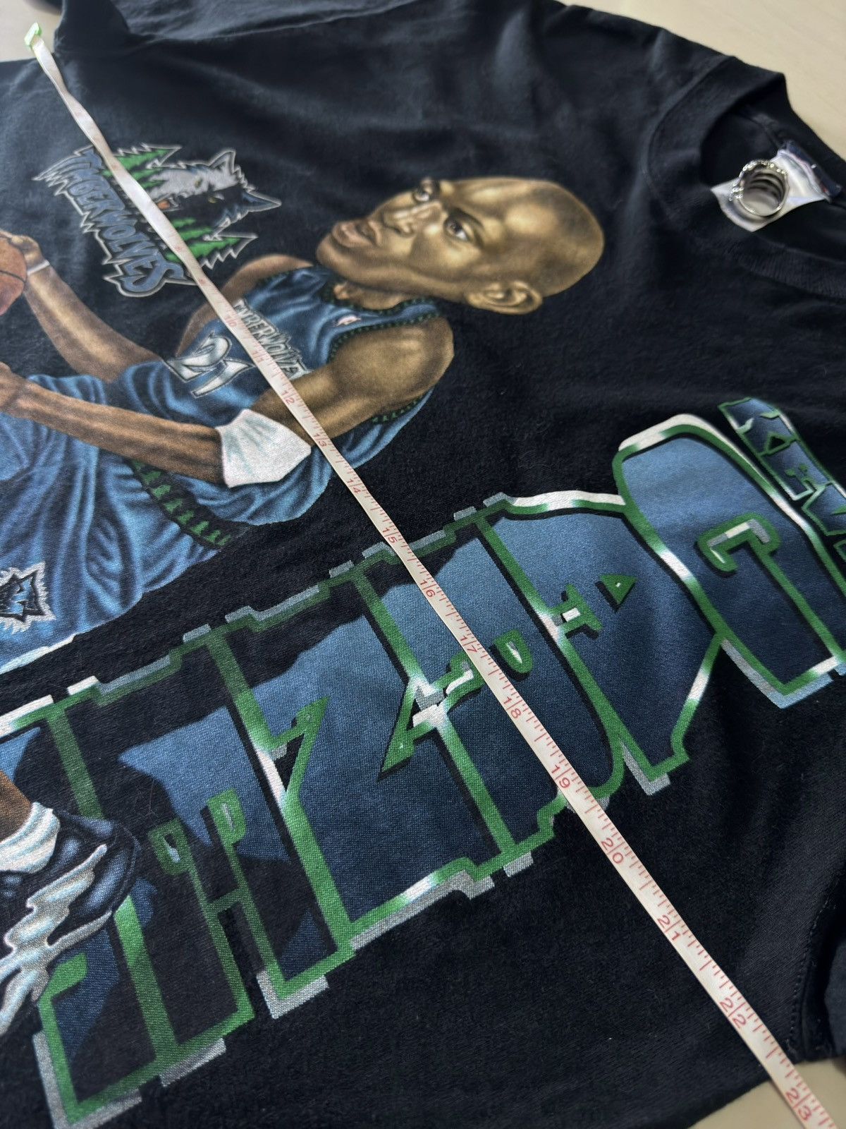 Pro Player 90s Kevin Garnett Minnesota Timberwolves Basketball VTG Tee Size US L / EU 52-54 / 3 - 8 Thumbnail