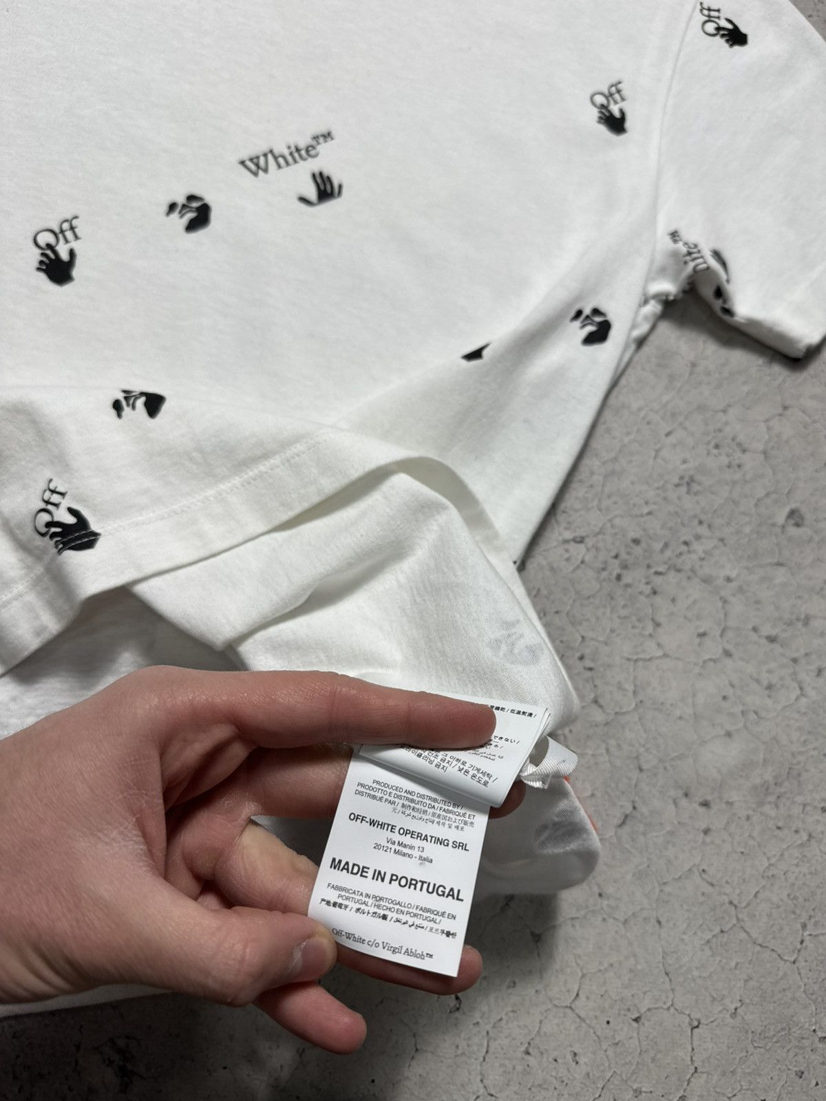 Off-White Off-White Monogram Luxury T-Shirt White Size S Size US S / EU 44-46 / 1 - 15 Thumbnail