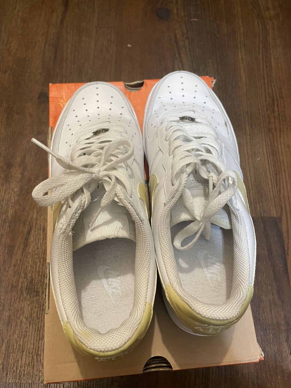 Nike × Vintage Nike WMNS Air Force 1 2004 White Ice Size US 8.5 / EU 41-42 - 6 Thumbnail