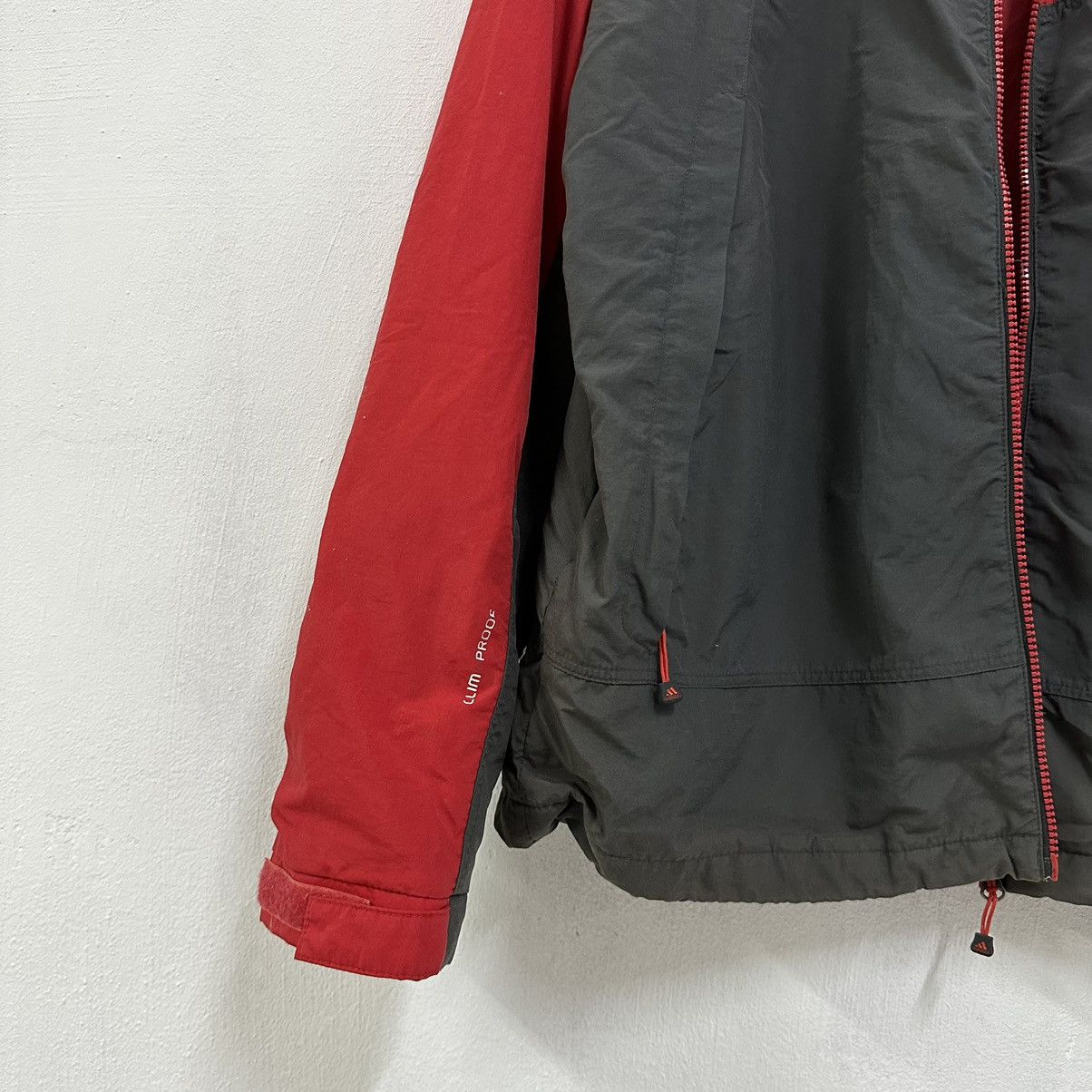 Adidas Vintage Adidas Sweater Raincoat Waterproof With Hoodies Size US L / EU 52-54 / 3 - 4 Thumbnail
