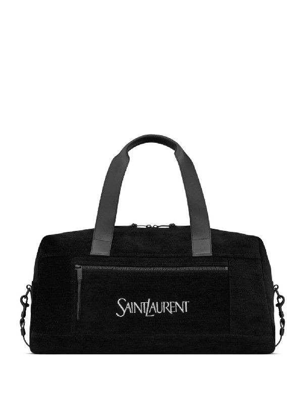 Saint Laurent Paris o1bcso1str1225 Size: OS/ Duffle In Jacquard in Black Size ONE SIZE - 1 Thumbnail