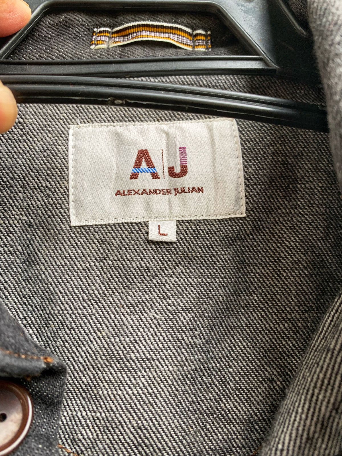 Alexander Julian Alexender Julian Denim Chore Jacket Hide Buttons. Size US L / EU 52-54 / 3 - 11 Thumbnail