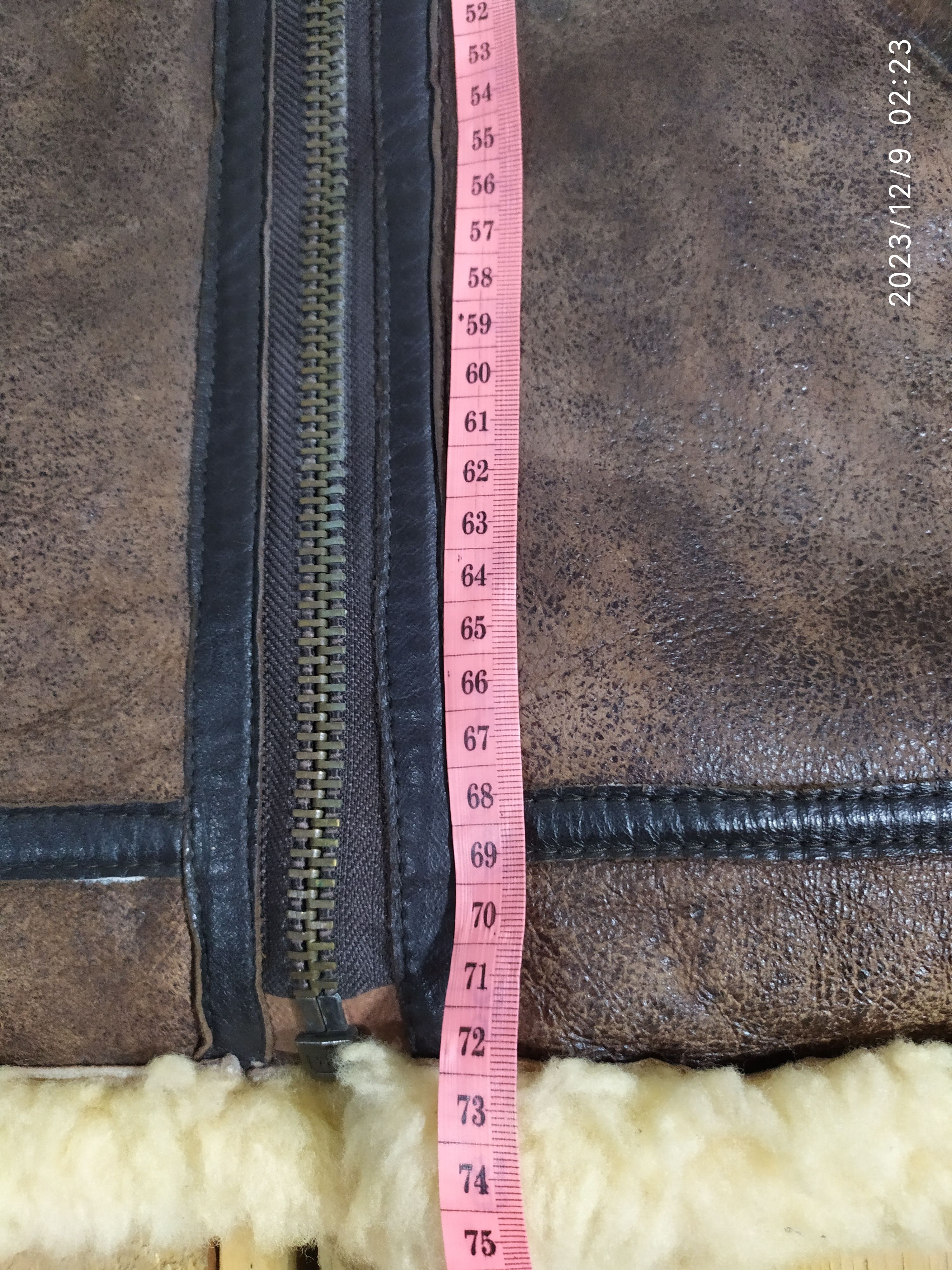 Genuine Leather MILANO CONNECTION LEATHER TYPE B3 SHEEPSKIN FLIGHT JACKET Size US L / EU 52-54 / 3 - 13 Thumbnail