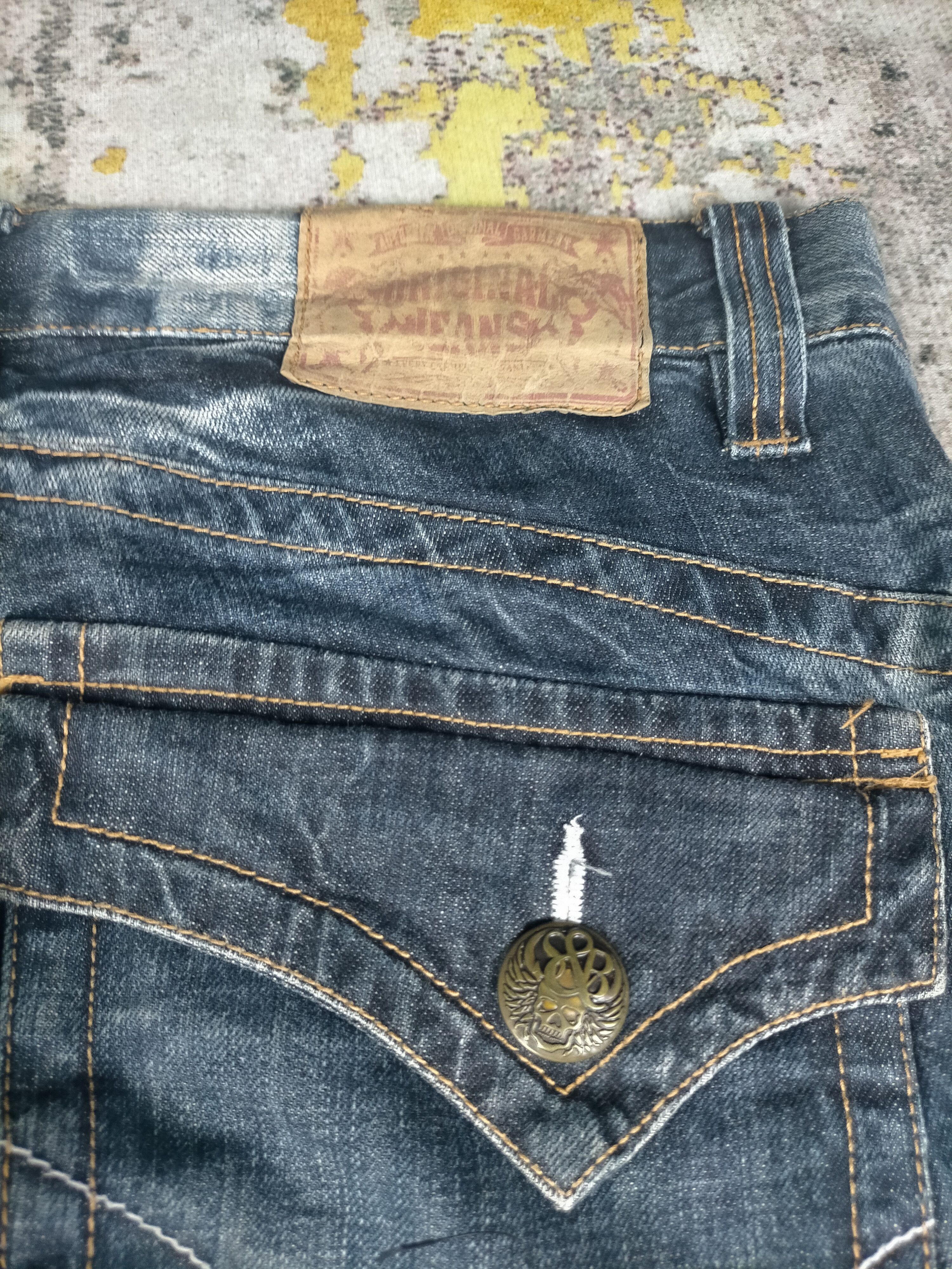 Tornado Mart Flared Sky Bomber Insane Mudwash Jeans Size US 32 / EU 48 - 5 Thumbnail