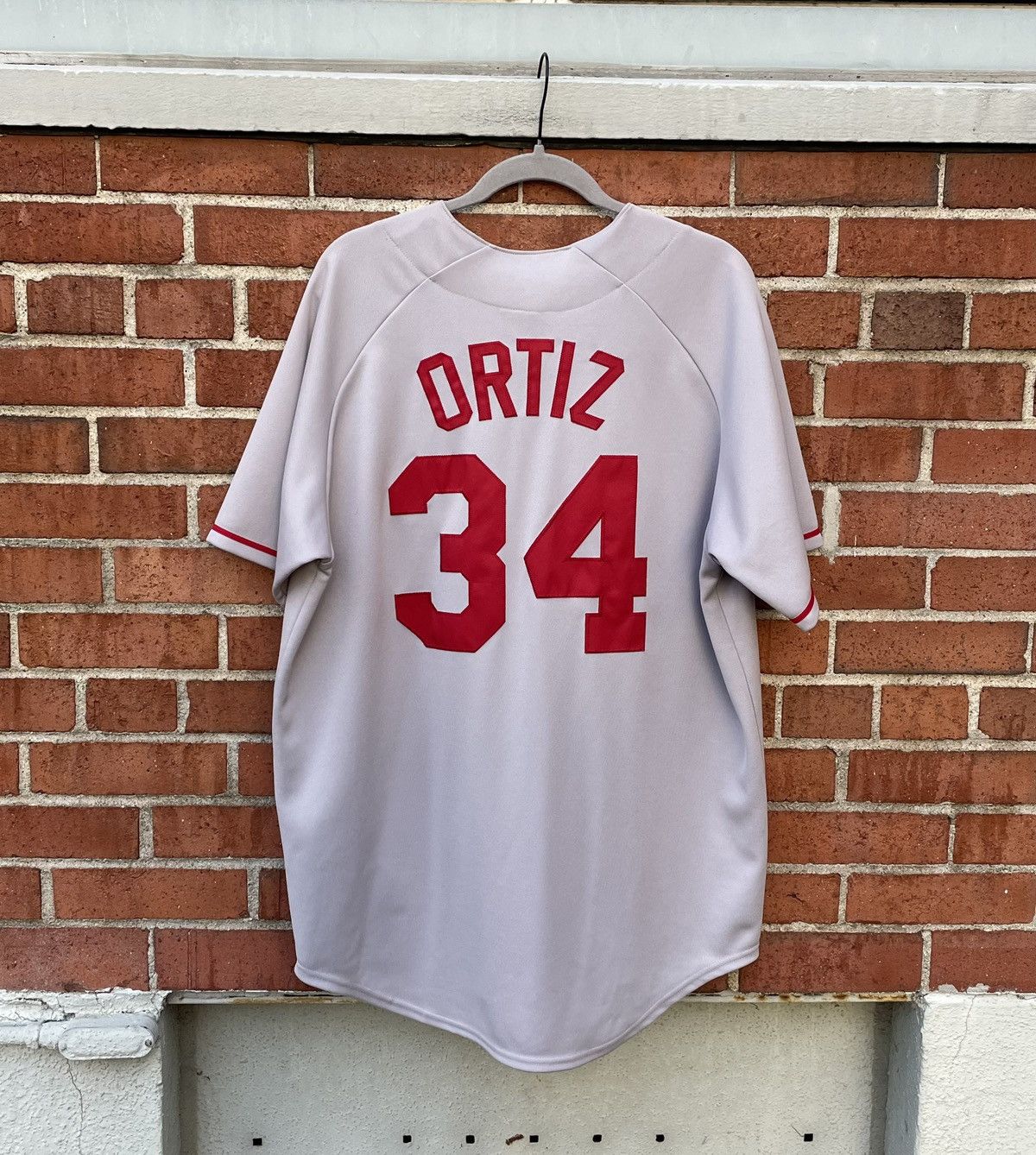 Majestic Majestic Authentic MLB Boston Red Sox #34 David Ortiz Jersey Size US L / EU 52-54 / 3 - 7 Thumbnail