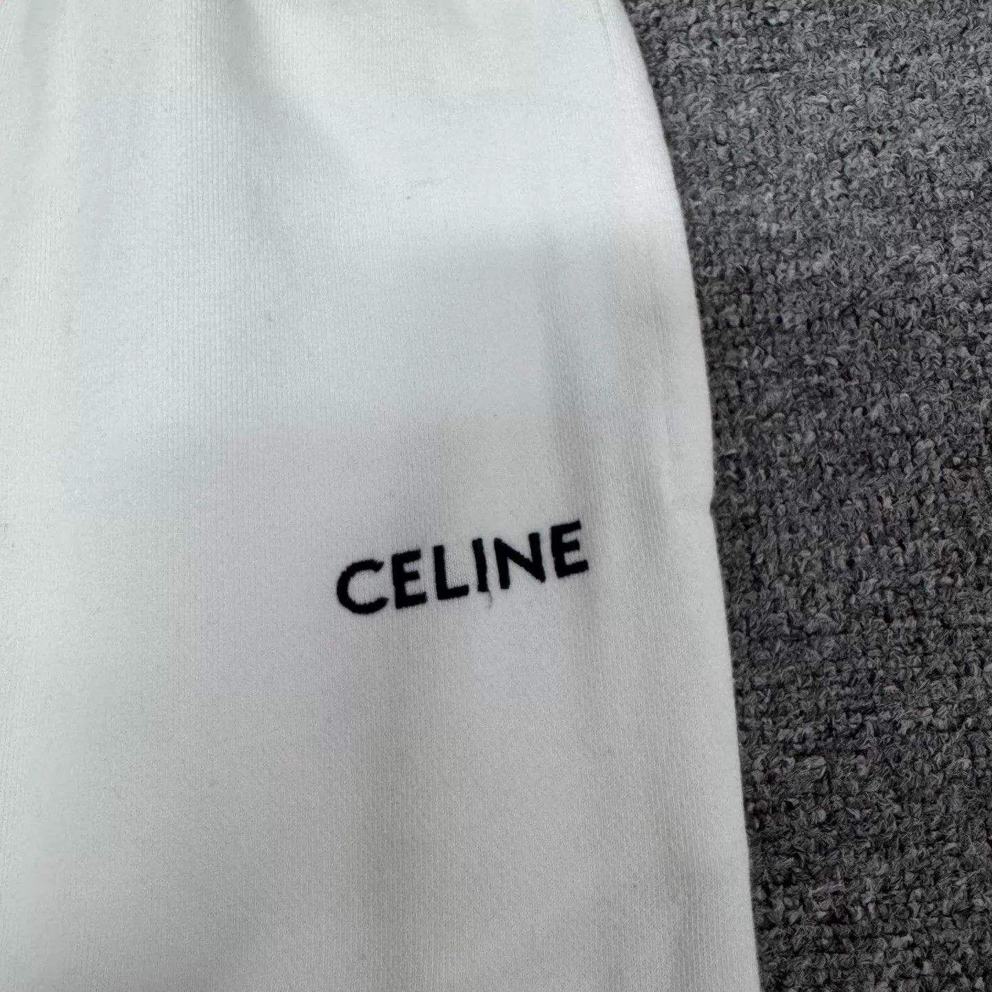Celine Celine S embroidered logo drawstring sweatpants NWT Size 26" / US 2 / IT 38 - 5 Thumbnail