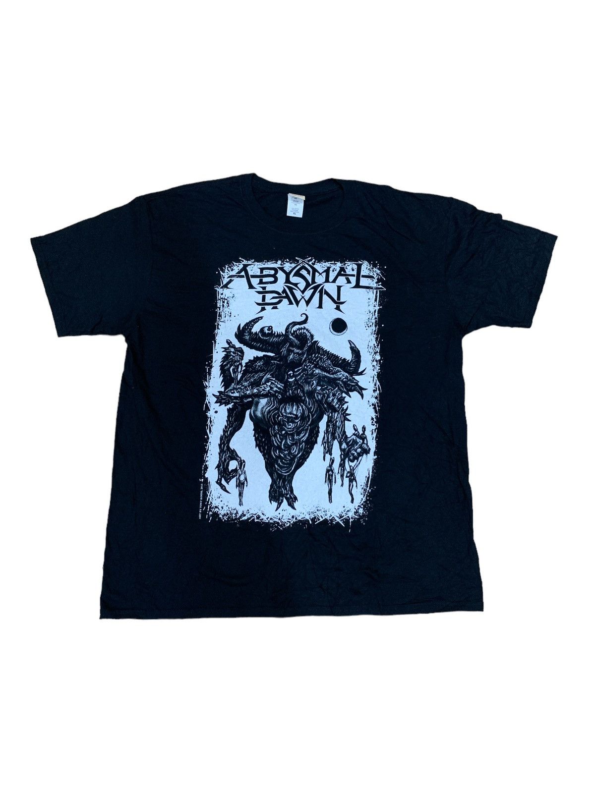 Band Tees × Vintage ABYSMAL DAWN DEATH METAL BAND SHIRT Size US XL / EU 56 / 4 - 1 Thumbnail