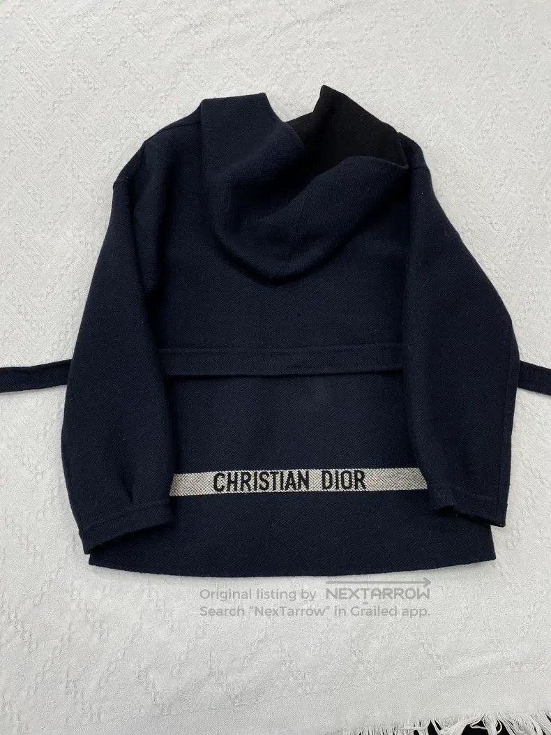Dior Dior Dark blue little bee hem letter logo hooded lace-up w Size XS / US 0-2 / IT 36-38 - 3 Thumbnail