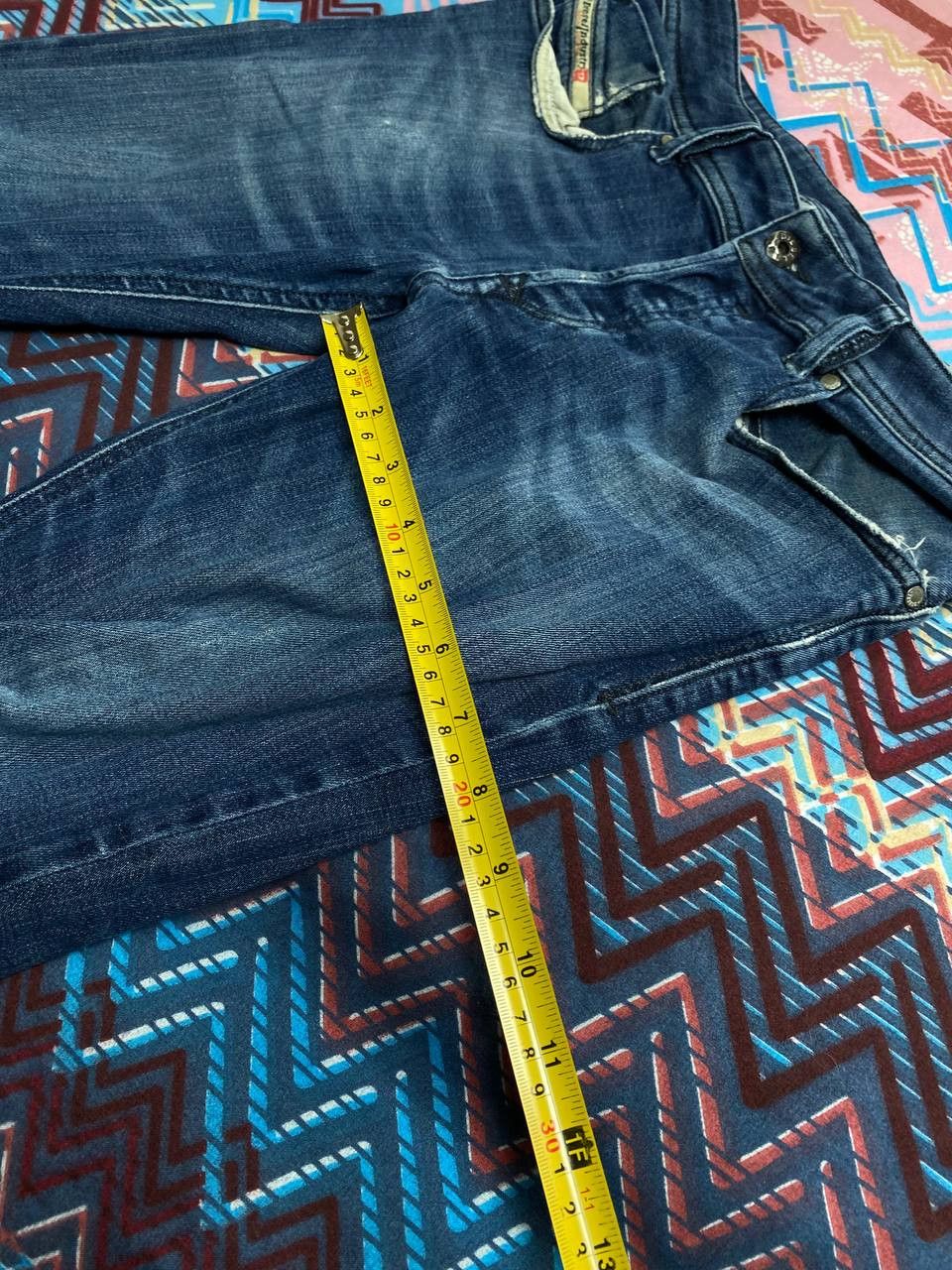 Diesel × Vintage Diesel Distressed Dirty Ripped Slim Skinny Wash Denim Jeans Size US 28 / EU 44 - 9 Thumbnail