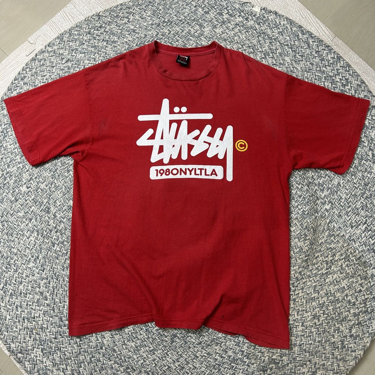Stussy × Vintage Vintage Stussy 1980NYLTLA T-Shirt Size US S / EU 44-46 / 1 - 1 Thumbnail