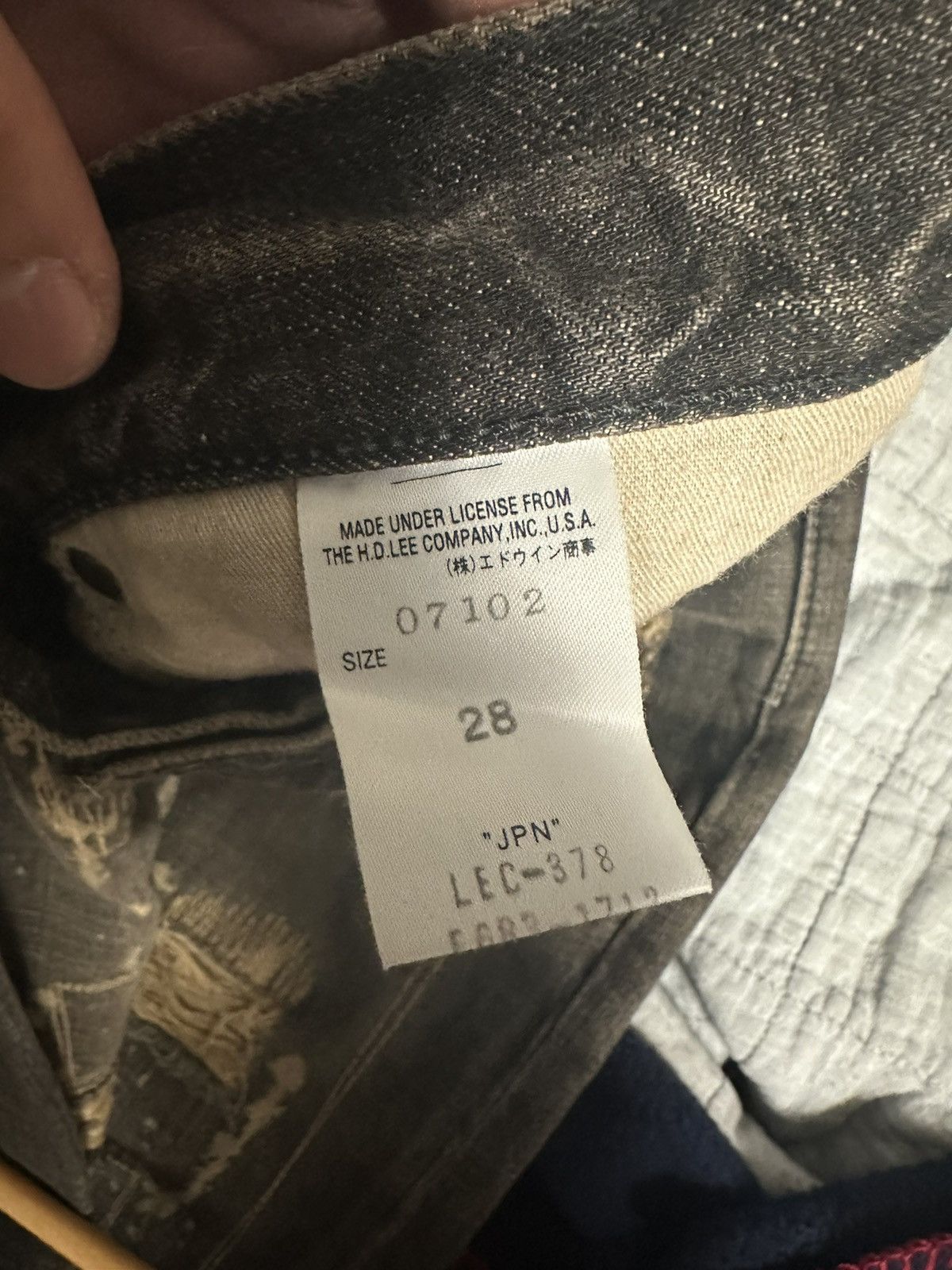 Japanese Brand × Lee × Vintage Led Rechwe x Lee Denim Jeans | Grailed