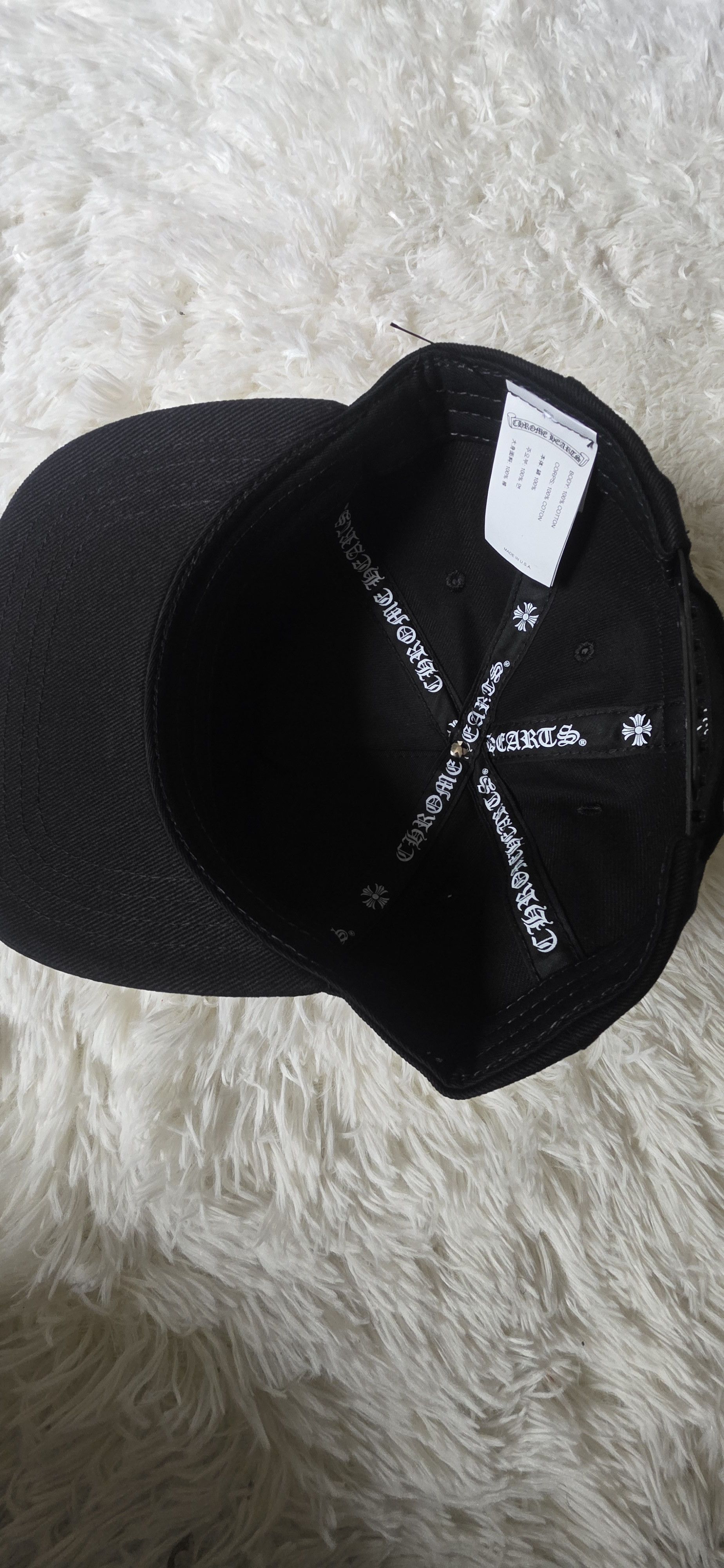 Chrome Hearts Denim Horseshoe Baseball Cap Size ONE SIZE - 3 Thumbnail