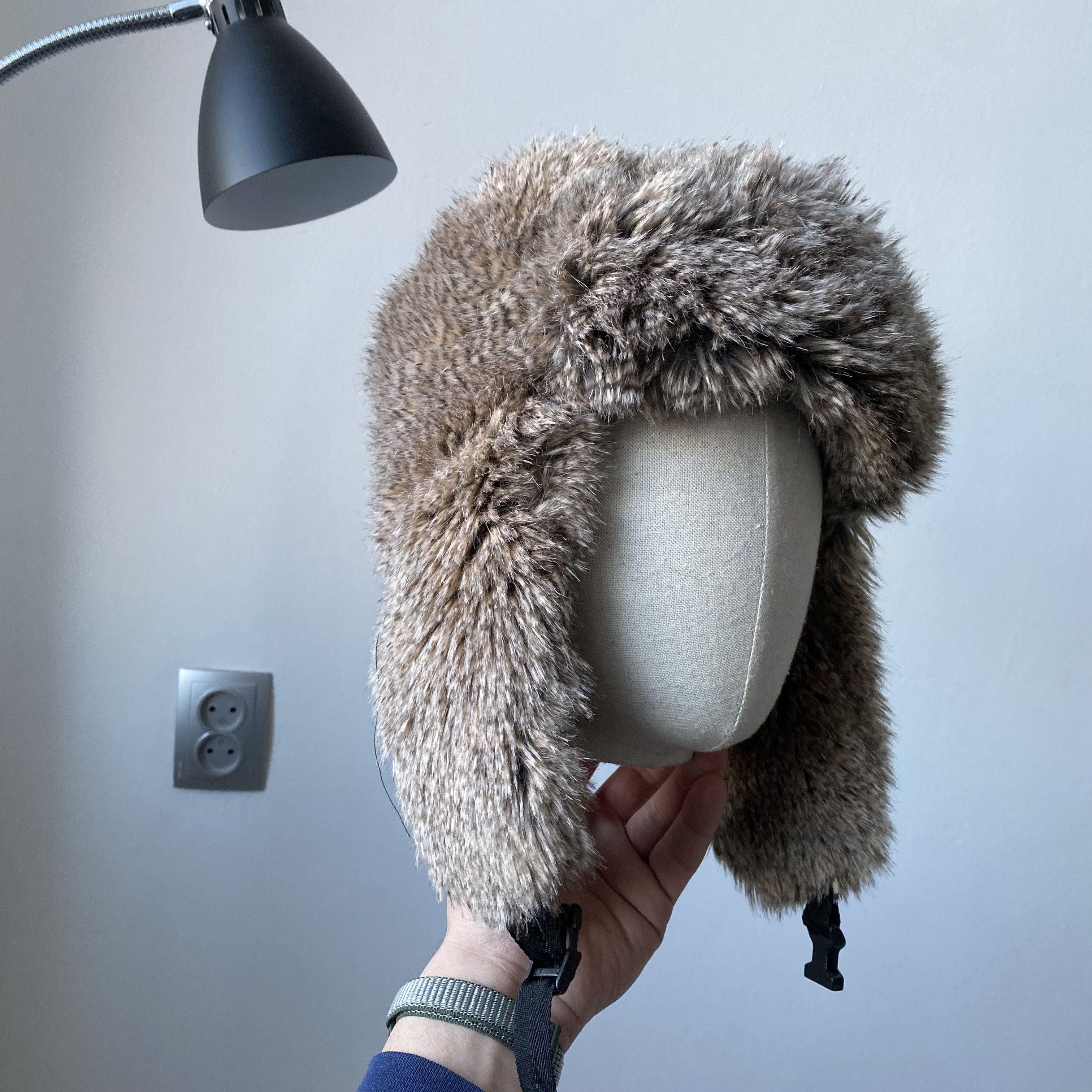 Hysteric Glamour Vintage 2000s Ushanka Faux Fur Trapper Winter Hat Fuzzy Size ONE SIZE - 5 Thumbnail