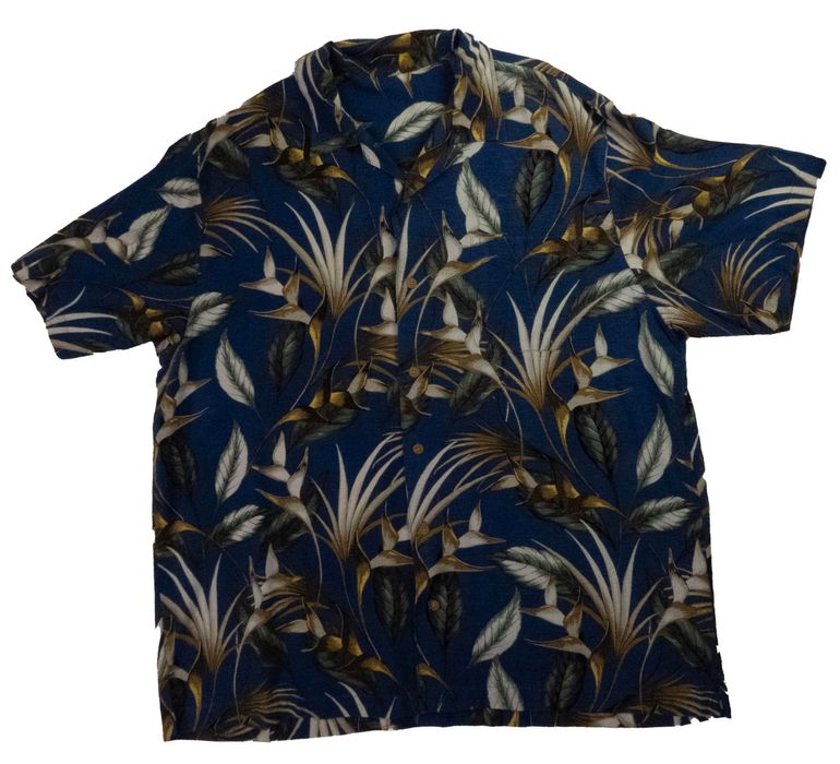 Vintage Blue Tommy Bahama Button Up | Grailed