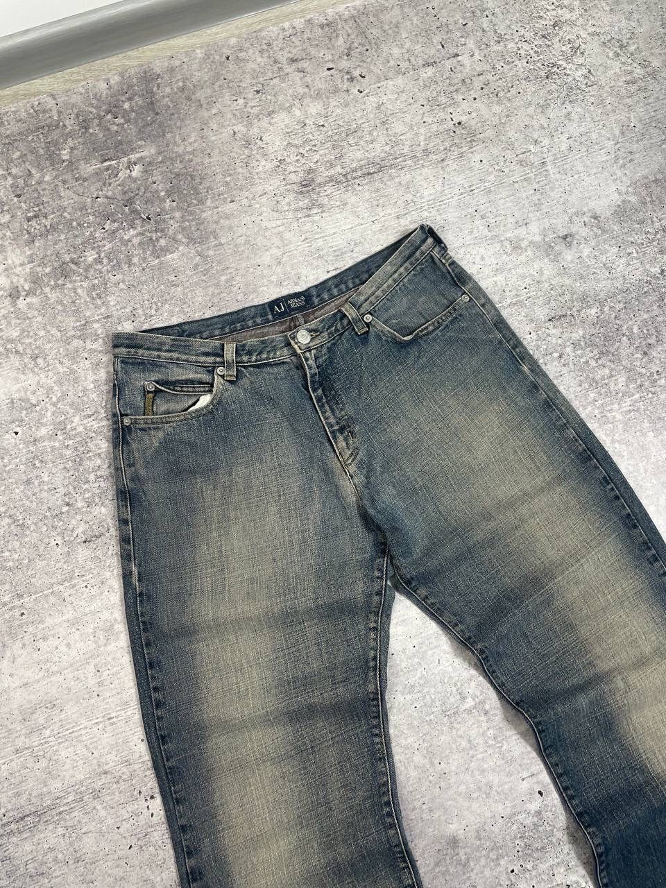 Armani Vintage Armani Jeans Faded Relaxed Fit Denim Y2K Size US 32 / EU 48 - 6 Thumbnail