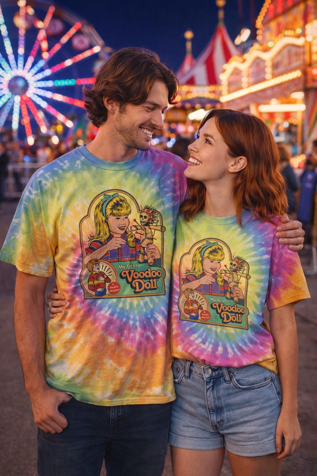 Other Steven Rhodes Voodoo Doll T-Shirt in size XL is a tie-dye Size US XL / EU 56 / 4 - 1 Thumbnail