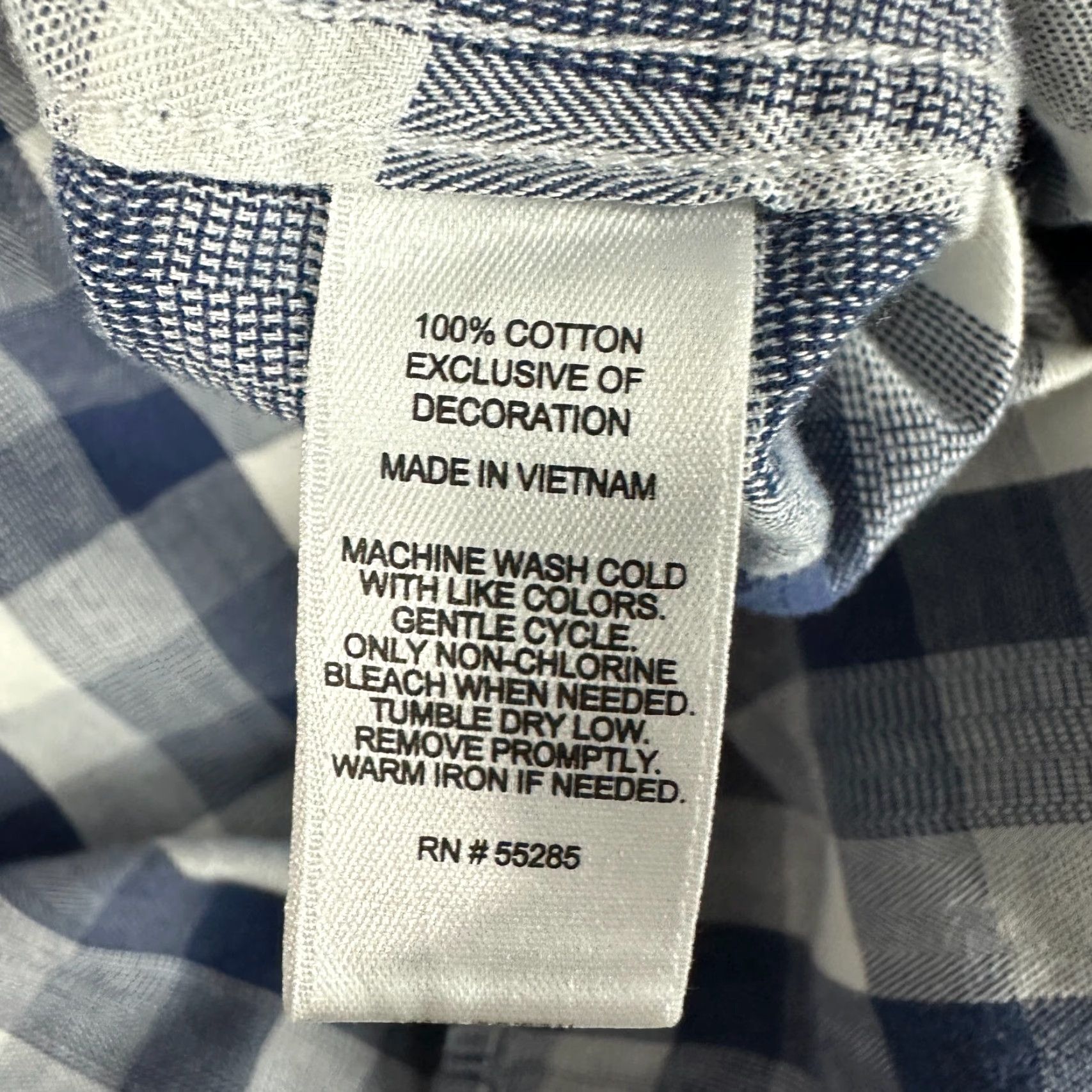 Express Express Shirt Button-Down Mens M Blue Check Long Sleeve Pocket Modern Classic Size US M / EU 48-50 / 2 - 6 Thumbnail