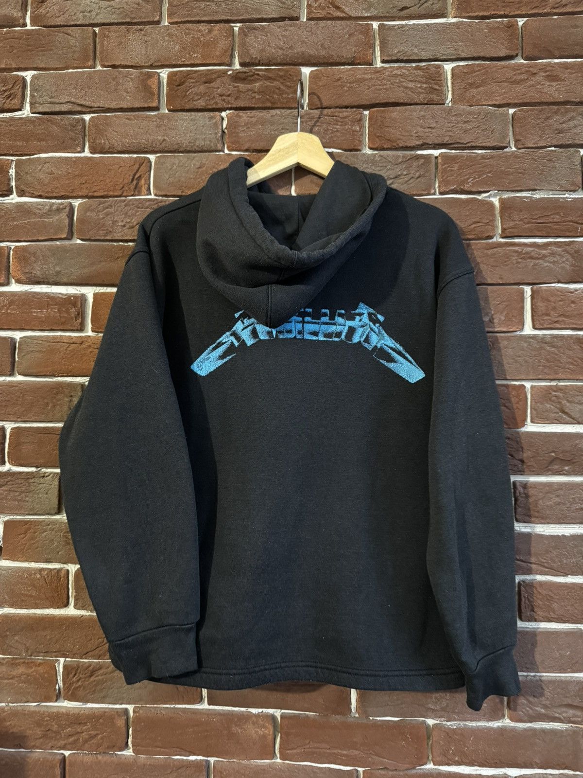 Band Tees Vintage 90s Metallica Ride the Lightning Black Hoodie Metal Size US M / EU 48-50 / 2 - 2 Thumbnail