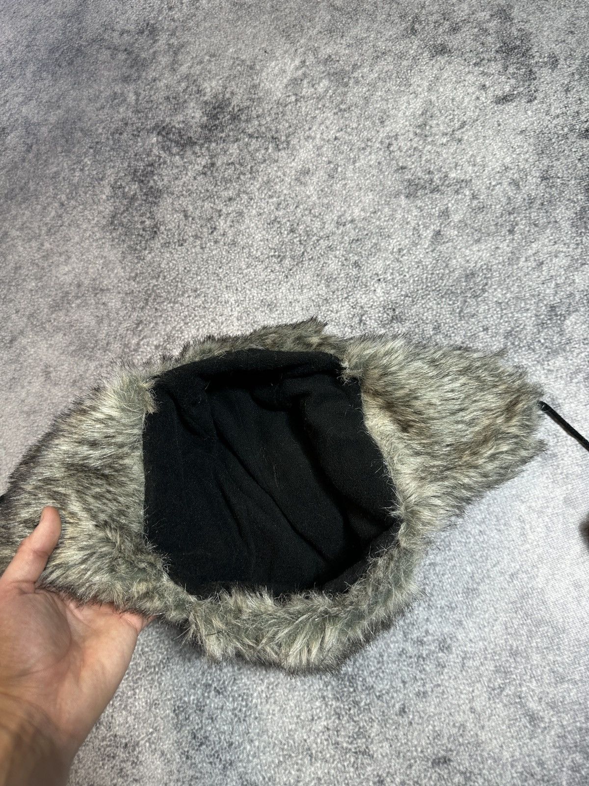Other Y2K Mohair Ushanka Hat Rare Streetwear Fur Fuzzy Alt Casual Size ONE SIZE - 2 Thumbnail