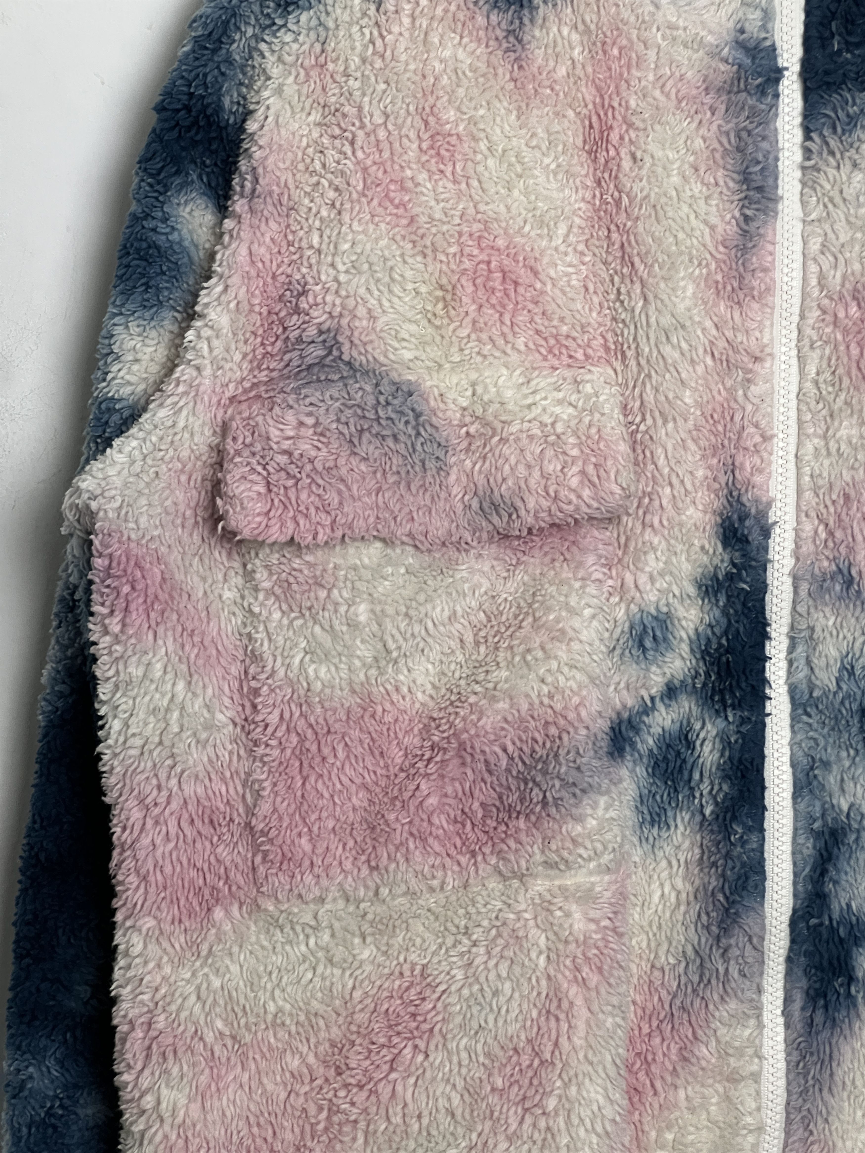 The Elder Statesman Tie-Dyed Cotton-Blend Fleece Jacket Size US S / EU 44-46 / 1 - 3 Thumbnail