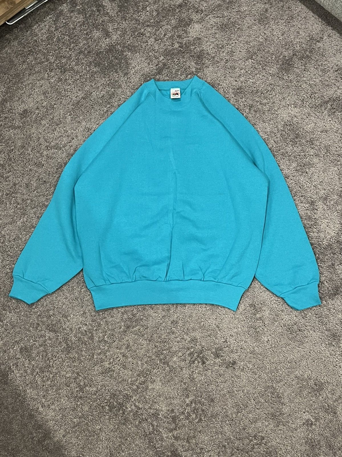 Fruit Of The Loom × Vintage Vintage 90s Fruit of the loom Crewneck Size US XL / EU 56 / 4 - 1 Thumbnail