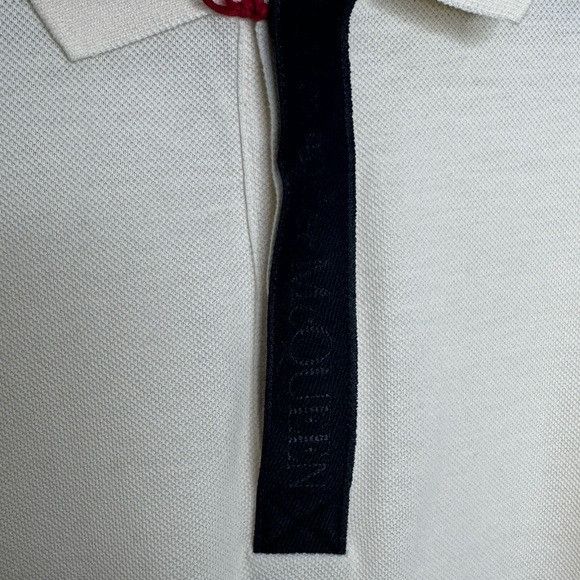 Alexander McQueen Alexander McQueen Cotton Pique Polo Vanilla Men’s Medium Size US M / EU 48-50 / 2 - 2 Thumbnail