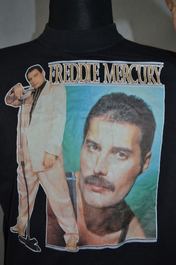 Band Tees × Vintage Rare Freddie Mercury Queen 1992 Vintage tee t-shirt L Size US L / EU 52-54 / 3 - 5 Thumbnail