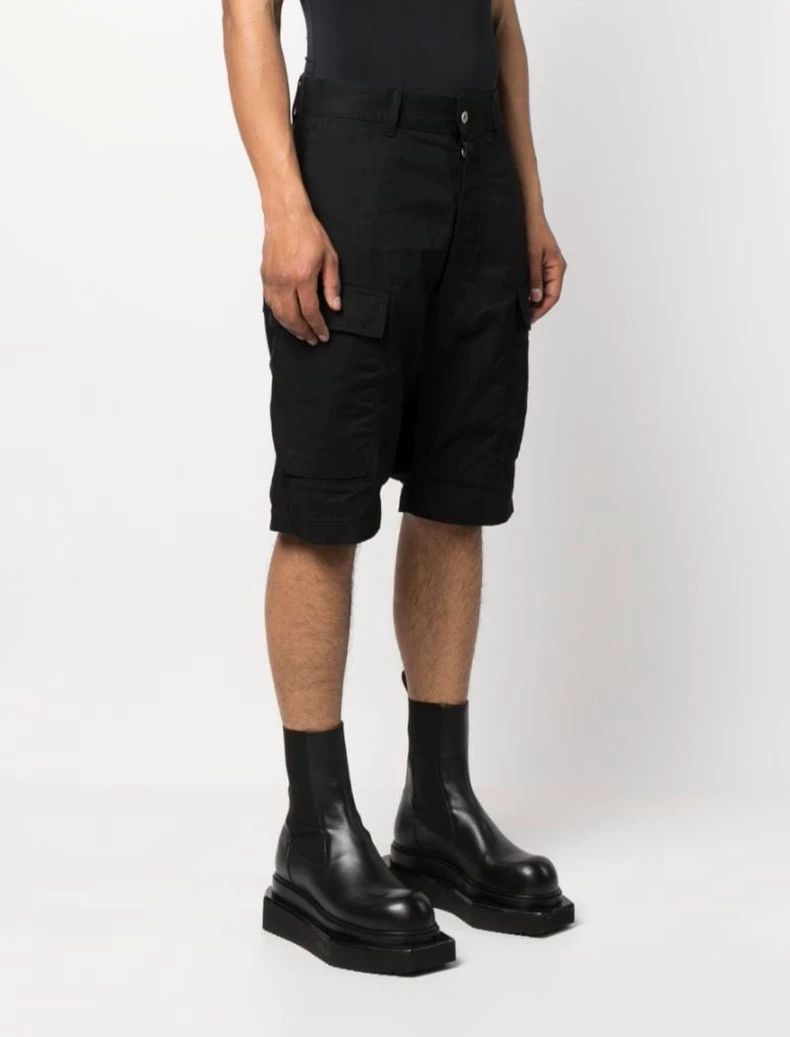 Rick Owens Rick Owens Japanese denim cargo shorts Size US 31 - 4 Thumbnail