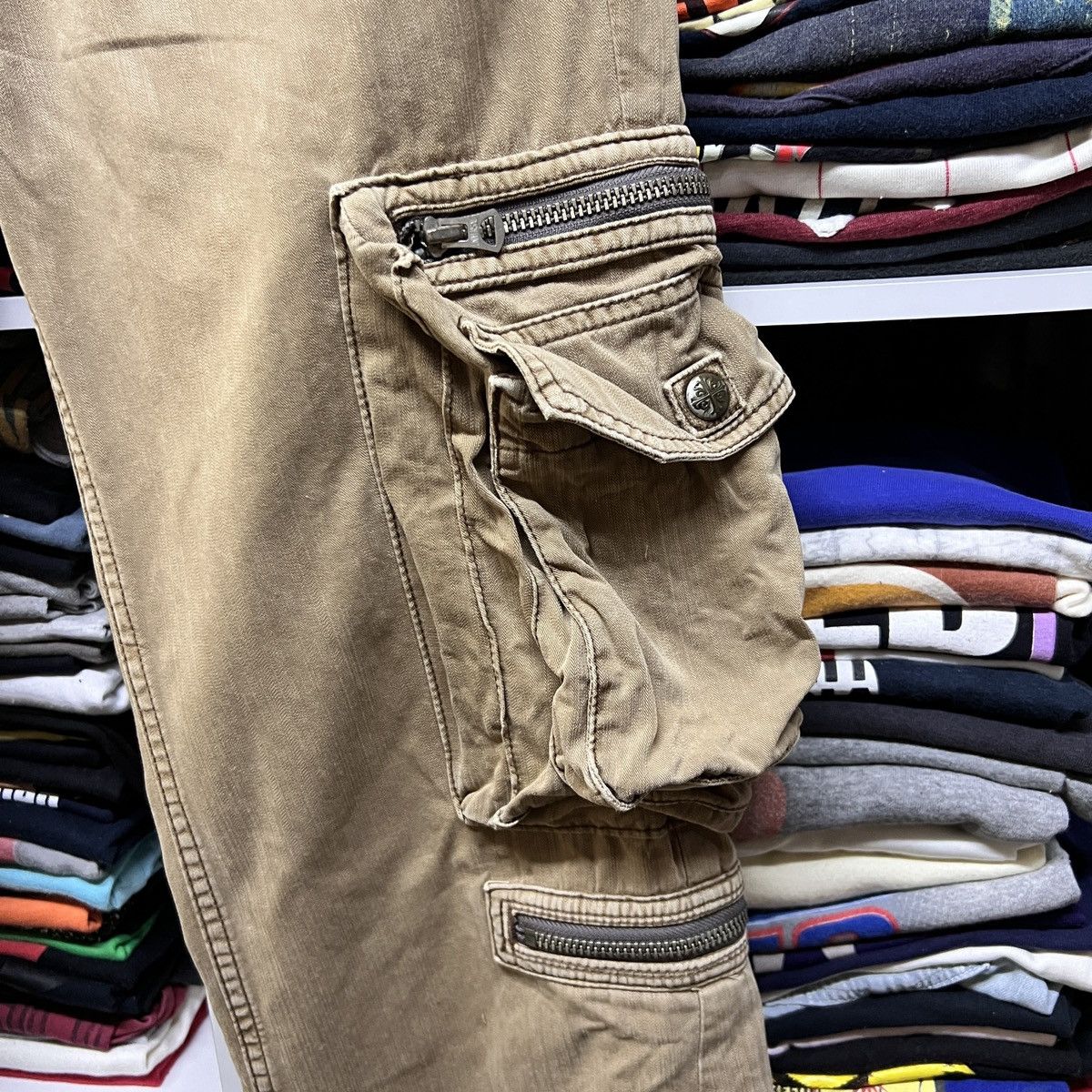 Japanese Brand VTG SURPLUS CARGO PANT MADE IN JAPAN Size US 30 / EU 46 - 5 Thumbnail