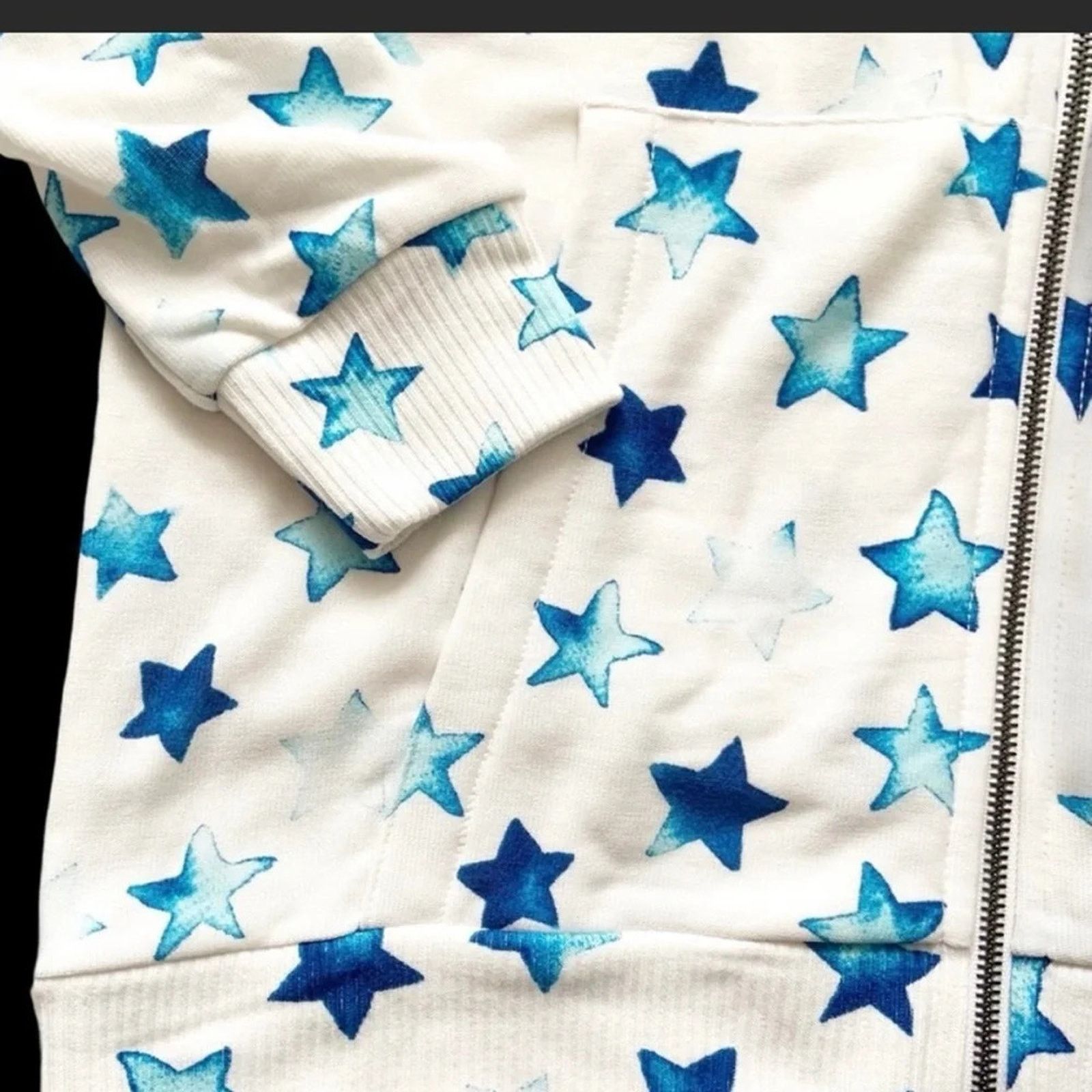 Chaser Brand Chaser Indigo Blue Star hoodie sweatshirt, size Medium Size M / US 6-8 / IT 42-44 - 3 Thumbnail