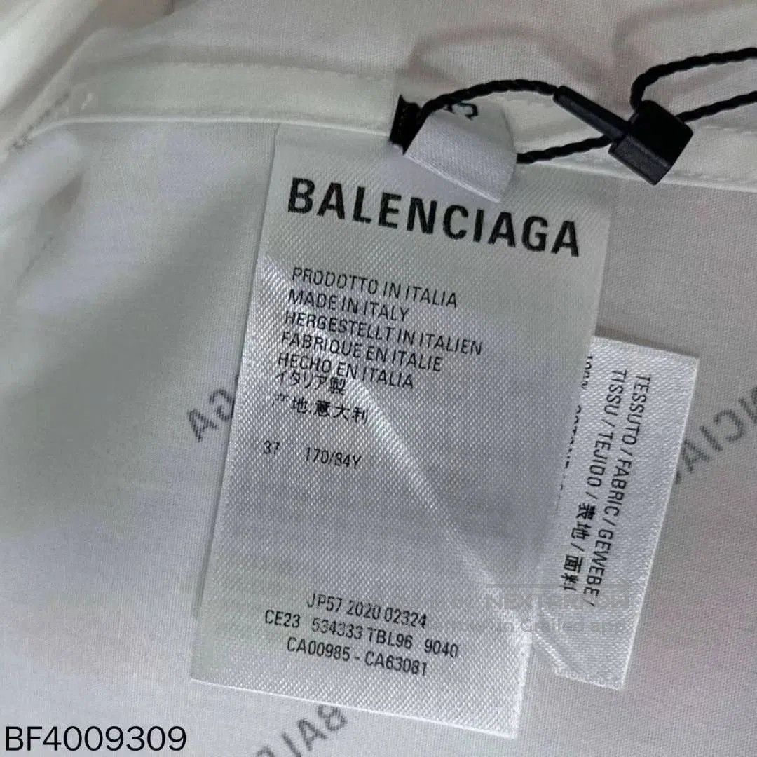 Balenciaga Balenciaga Logo Print White Shirt. Size US XS / EU 42 / 0 - 8 Thumbnail