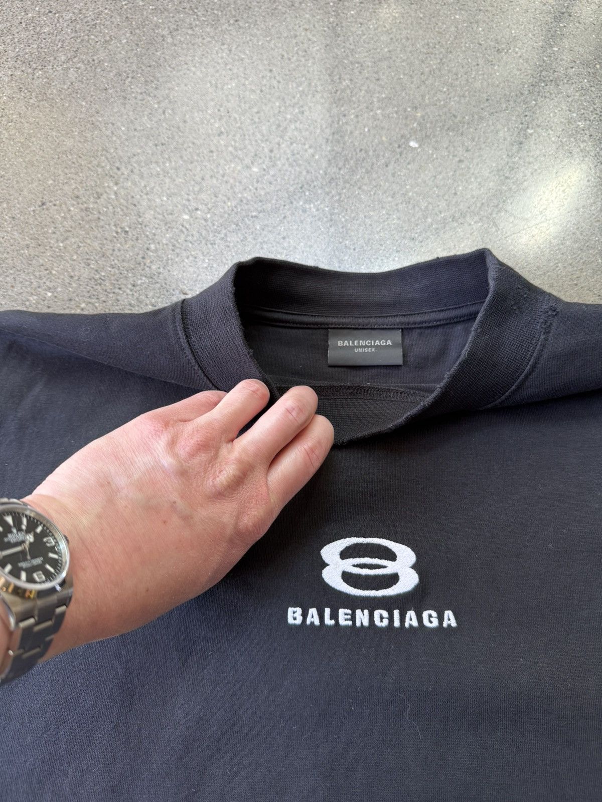 Balenciaga Demna Balenciaga Distressed Unity Shirt Size US M / EU 48-50 / 2 - 3 Thumbnail